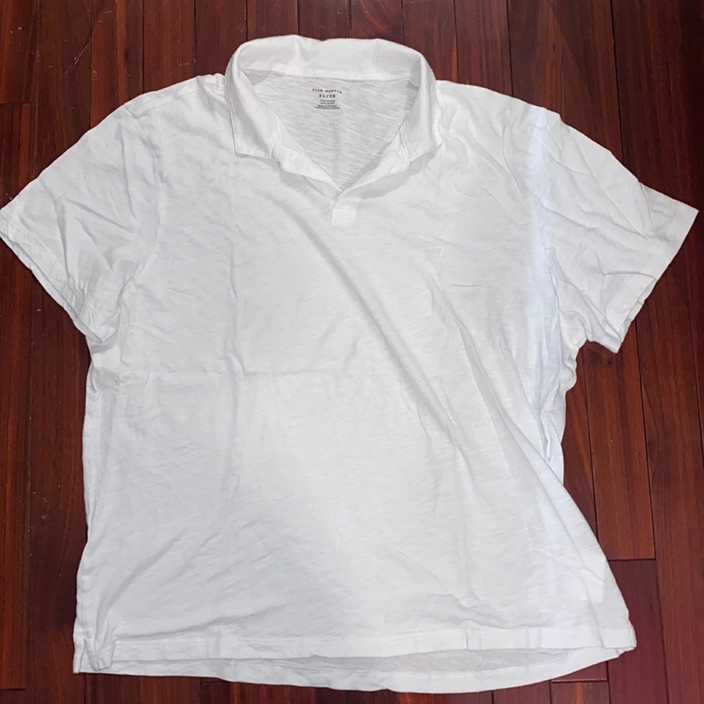 Club Monaco XL white polo tshirt